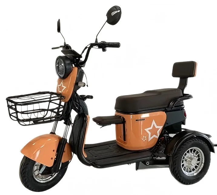 Laris Baterai 60V Becak Kota Listrik 600W Tahan Lama Remote Control Ganda Nyaman Digunakan Rangka Baja Harga Murah