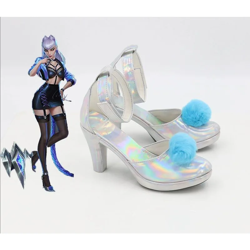 Halloween LOL Evelynn Cosplay Schuhe Spiel Skins K/DA ALL OUT High Heels Virtual Girl Group Agony's Embrace Damenschuhe