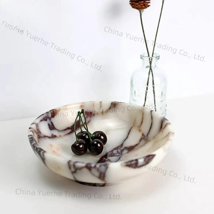

Легкий роскошный и ретро натуральный мрамор для дома, гостиной, продуктов, фруктовых закусок, миска для хранения ювелирных изделий и украшений, мини-орнамент