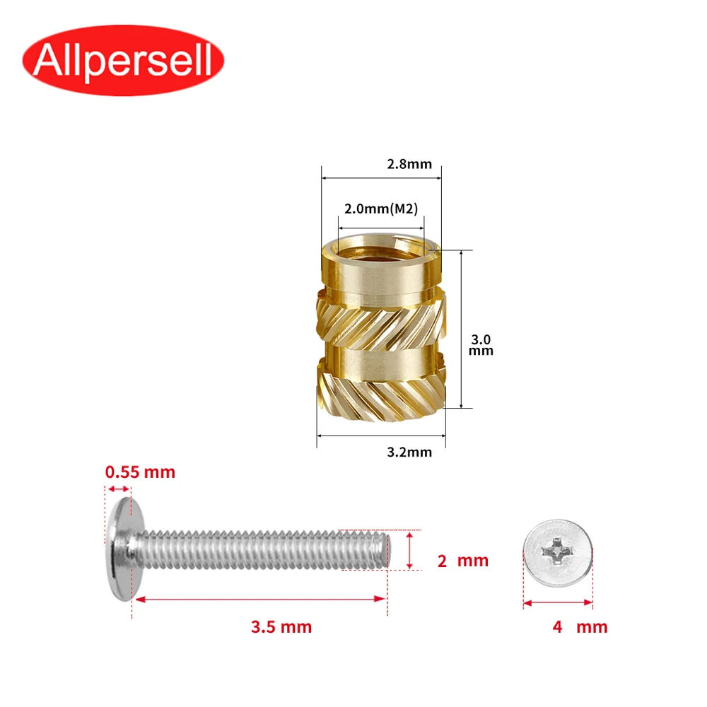 Screw and nut set for repairing laptop cover case M2