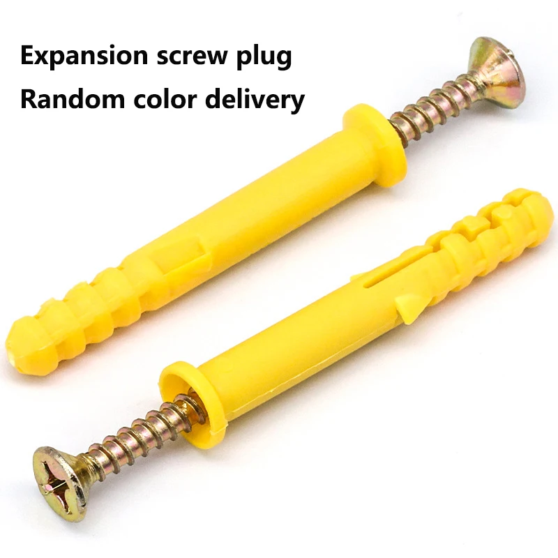 10 Pieces 20 Pieces M6, M8, M10 Plastic Expansion Tubes with Self-Tapping Screws and Expansion Screw Caps
