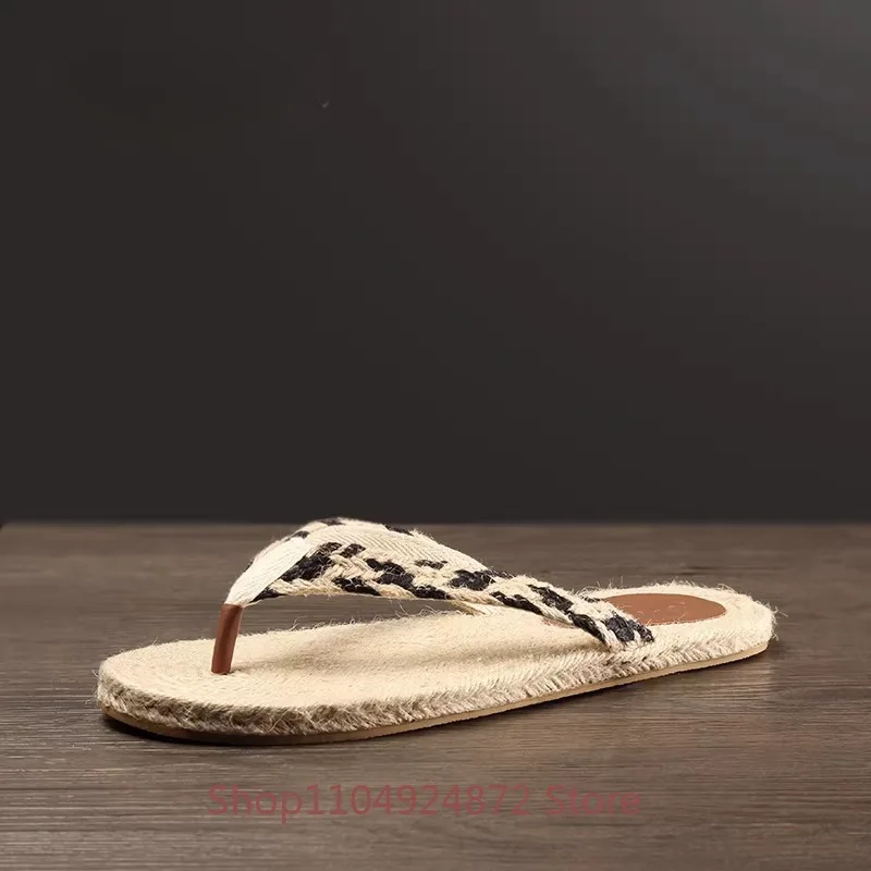 

Handmade Flip Flops Men Outdoor Casual Flat Beach Shoes Male Summer Sandals Anti Odor Breathable Clip on Feet Fashion Slippers