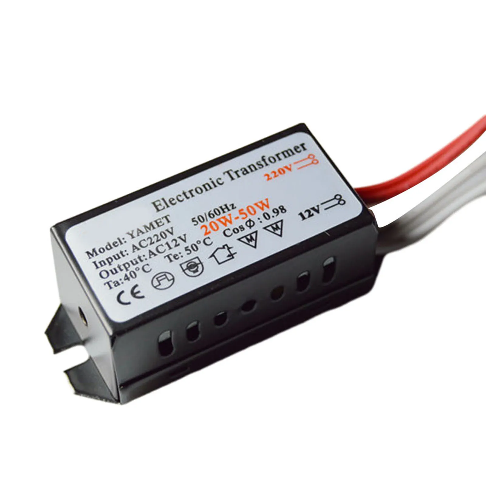 Out Put Transformer Transformer 20-50W 250W 50W 60-106g/2.1-3.7oz AC12V And Compatible LED Bulbs Halogen/Xenon