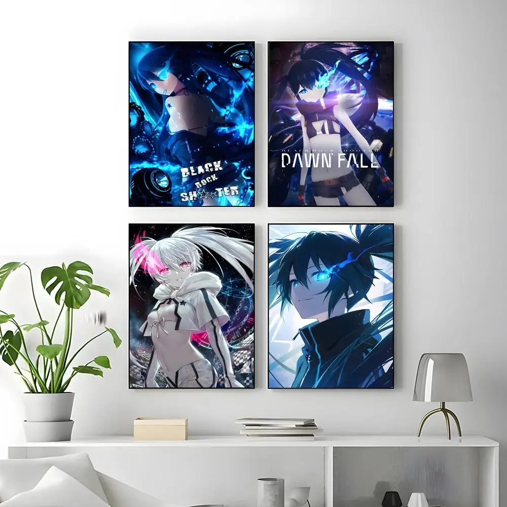 Anime Black Rock Shooter Poster Poster High Quality Wall Art for Home Office Bedroom Living Room Perfect