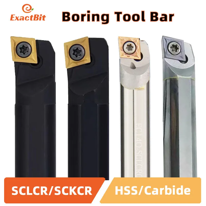

SCLCR SCKCR Lathe Screw Boring Bar S10K S12M 16Q Internal Turning CCMT HSS C08K Carbide Alloy Steel Tool Holder SCZCR SCWCR