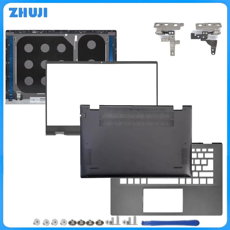 

Для Vostro 14 5401 5402 5405 V5401 V5402 V5405 Запасная крышка ЖК-дисплея Задняя крышка 02H8GP Передняя панель Подставка для рук Нижние петли корпуса Коричневый