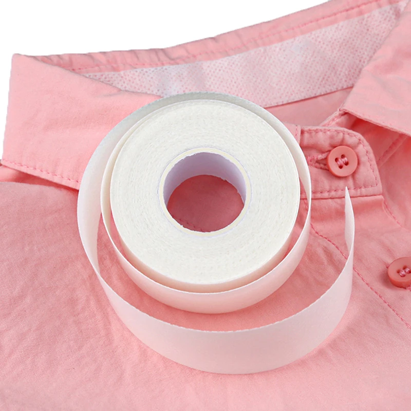 Almohadilla protectora para el cuello del sudor, banda para el sudor, camisa de absorción desechable, forro adhesivo