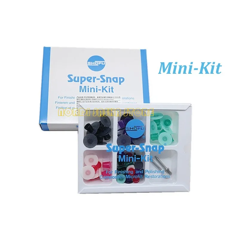 Tanden Whitening Regenboog Ca Kit Polijstschijven Slijpgereedschap Dental Shofu Super-Snap