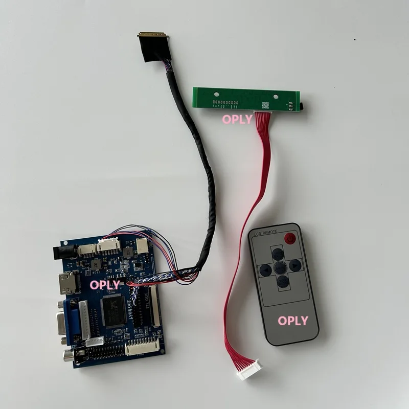 

For B101AW06 V1 B101AW06 V0 B101AW06 WLED VGA 2AV HDMI-Compatible 40Pin LCD Panel LVDS 1024×600 Display Controller board Kit