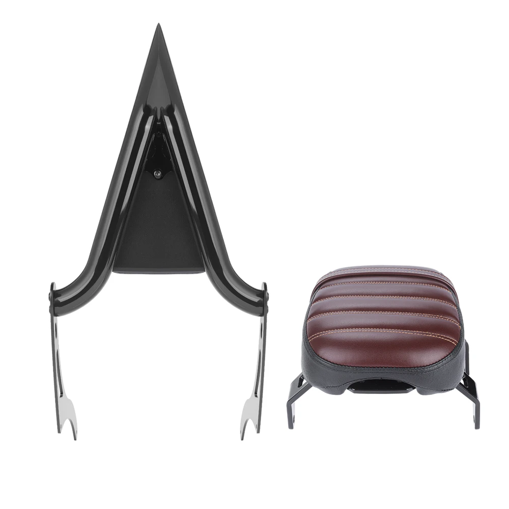 للكشاف الهندي بوبر عشرين/ستين 2018-2023 مقعد الركاب الخلفي الجلدي سيسي بار مسند الظهر وسادة OEM 2882853-VBA #5