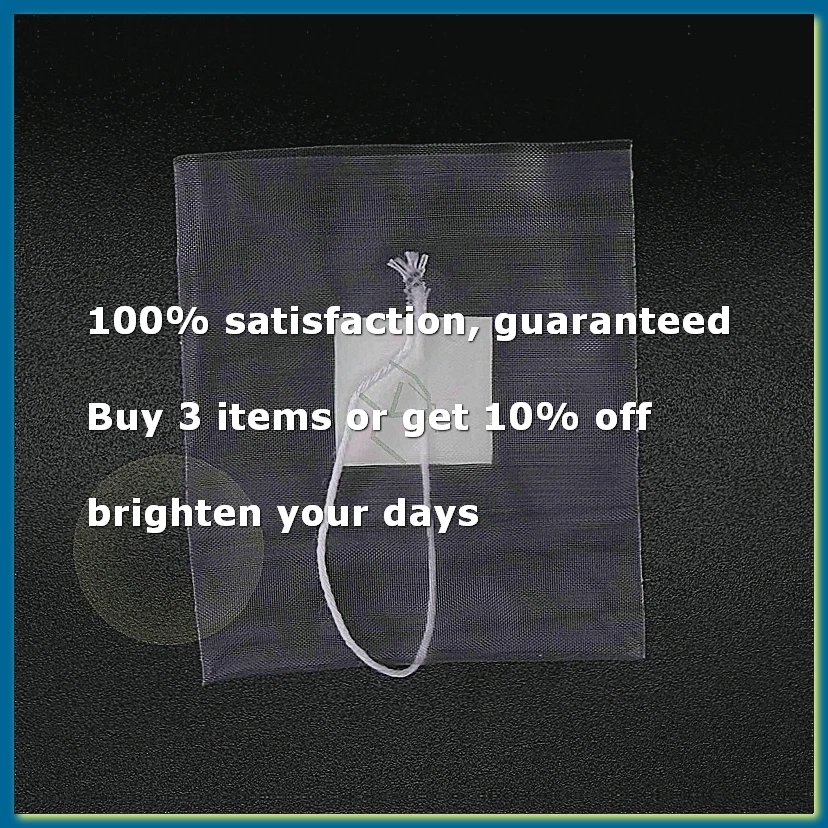 ●1000Pcs5.5 X 7Cm Pyramid Tea Bag Filter Nylon Tea Bag Single String Label Transparent Empty Tea Bag-ABFB