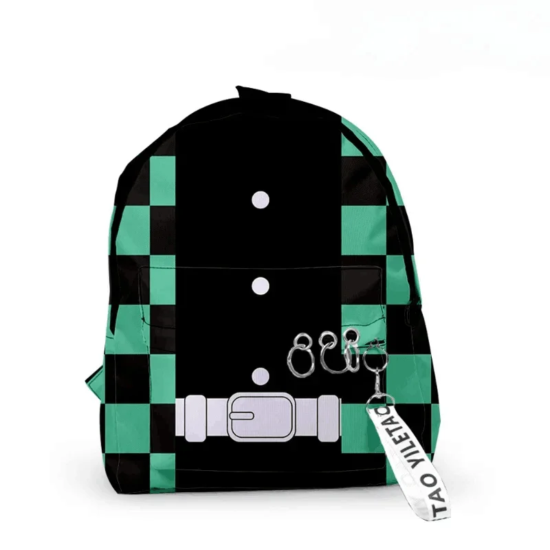 Demon Slayer Anime Leisure Backpack Kimetsu No Yaiba Nezuko Tanjirou Back To School Season Student Schoolbag Peripheral Gift view 2