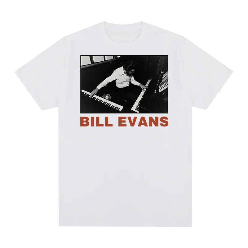 Camiseta Vintage de Bill Evans, música de Jazz, miles de los 60, Davis John Coltrane, Camiseta de algodón para hombre, nueva camiseta, tops para mujer