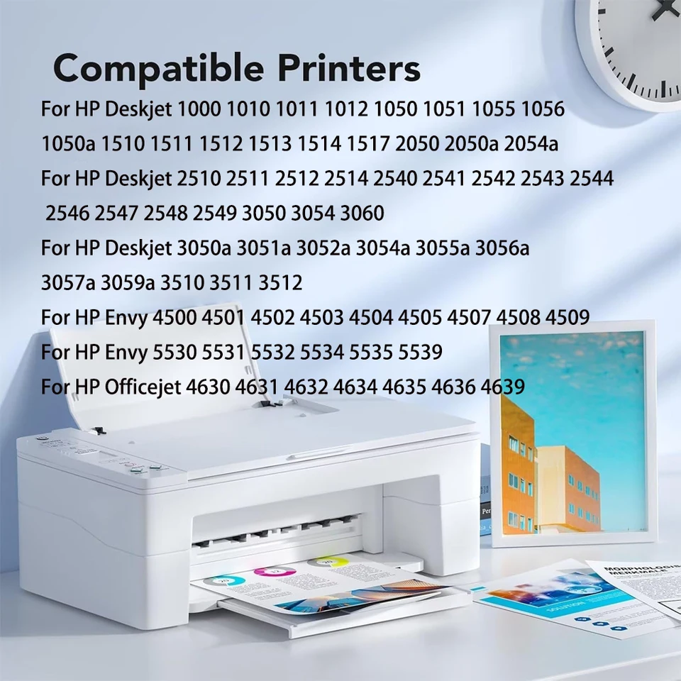 Druckerpatronen für HP 301 XL Deskjet 1050 2540 2050 A 3050 Envy 4500 4504 5530