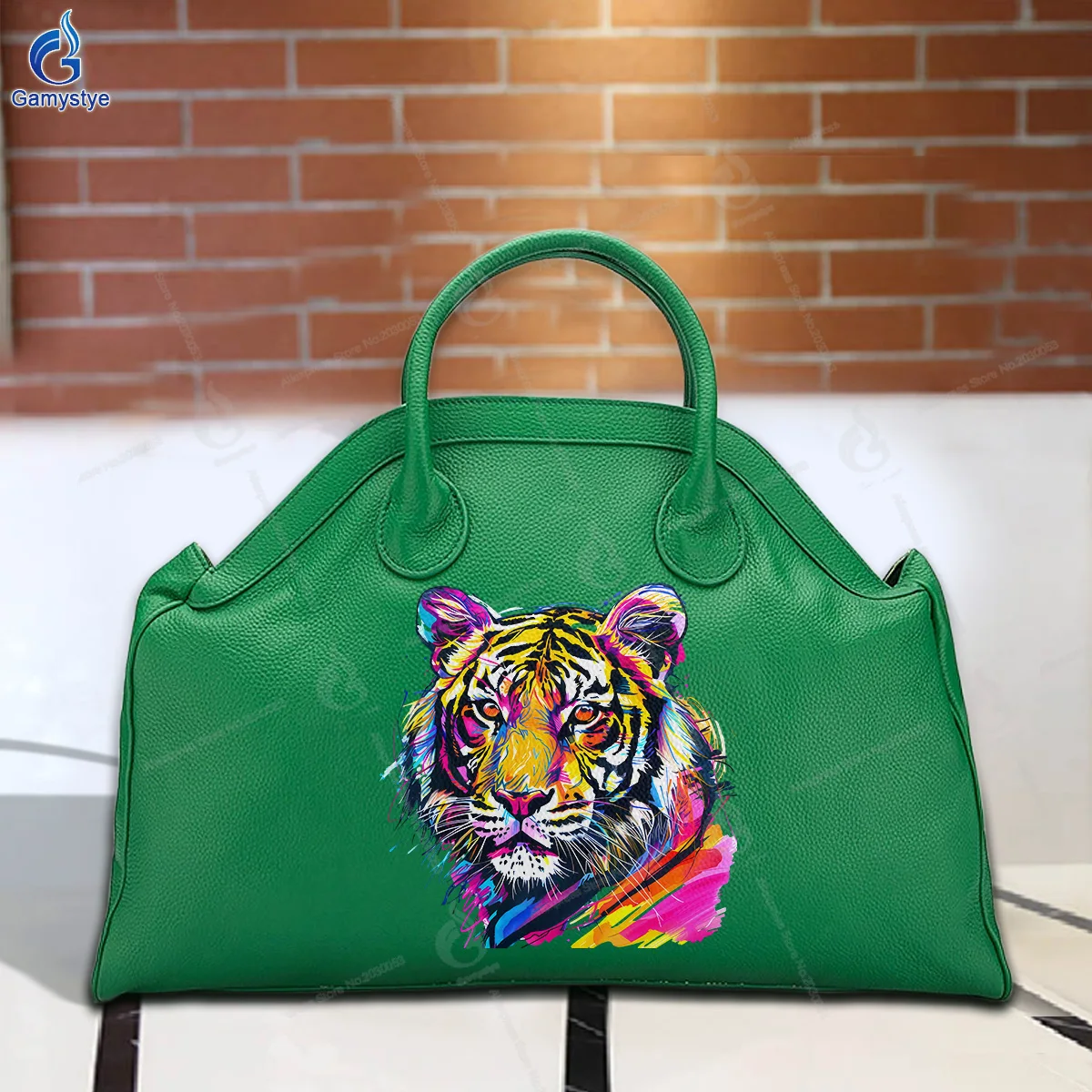 Personalizar Bolso Art Colorful cute animals Printed Bags Original Brand Women Bag Shopping Bag Handbags Luxury Designer Fashion