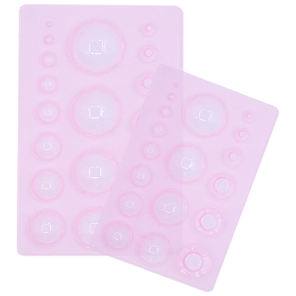 2pcs Clay Mold Crafts Pink Sphere Polymer Modeling Tools Plastic Handmade Materials Round Shaped Diy Clay Taker