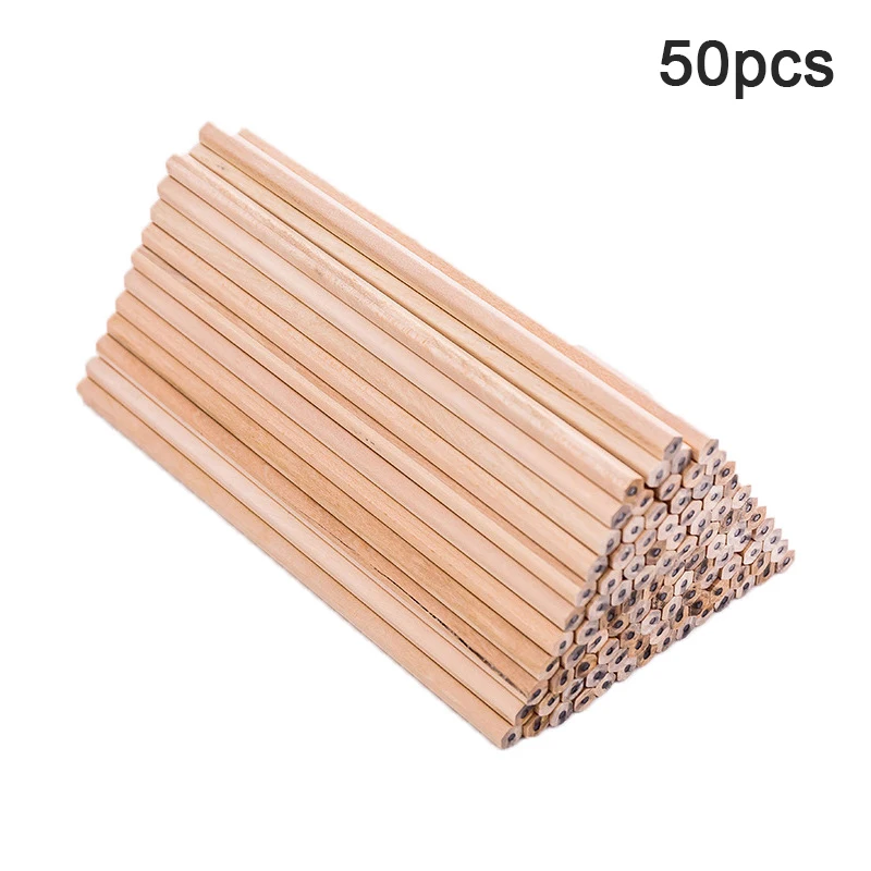 

50pcs HB Wood Pencil Friendly Natural Wood Pencil Hexagonal Non Toxic Standard Pencil Drawing