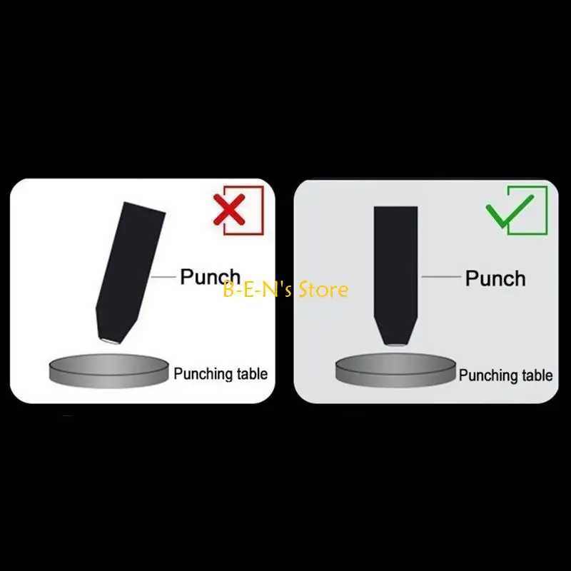 Y1AD Compact Leather Hole Craft Hool Hool Hool Hool Hool Cutter Tool Steel