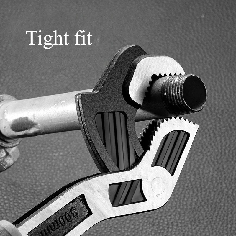 Clé à molette multifonction 6/8/10 pouces, outils mécaniques, clé universelle, clé à tuyau de salle de bains, plombier, outil manuel multiple
