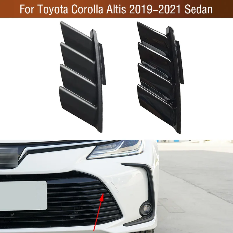 

Car Front Bumper Lower Grille Tow Hook Cover Lid Towing Trailer Hauling Eye Cap For Toyota Corolla Altis Seadn 2019 2020 2021