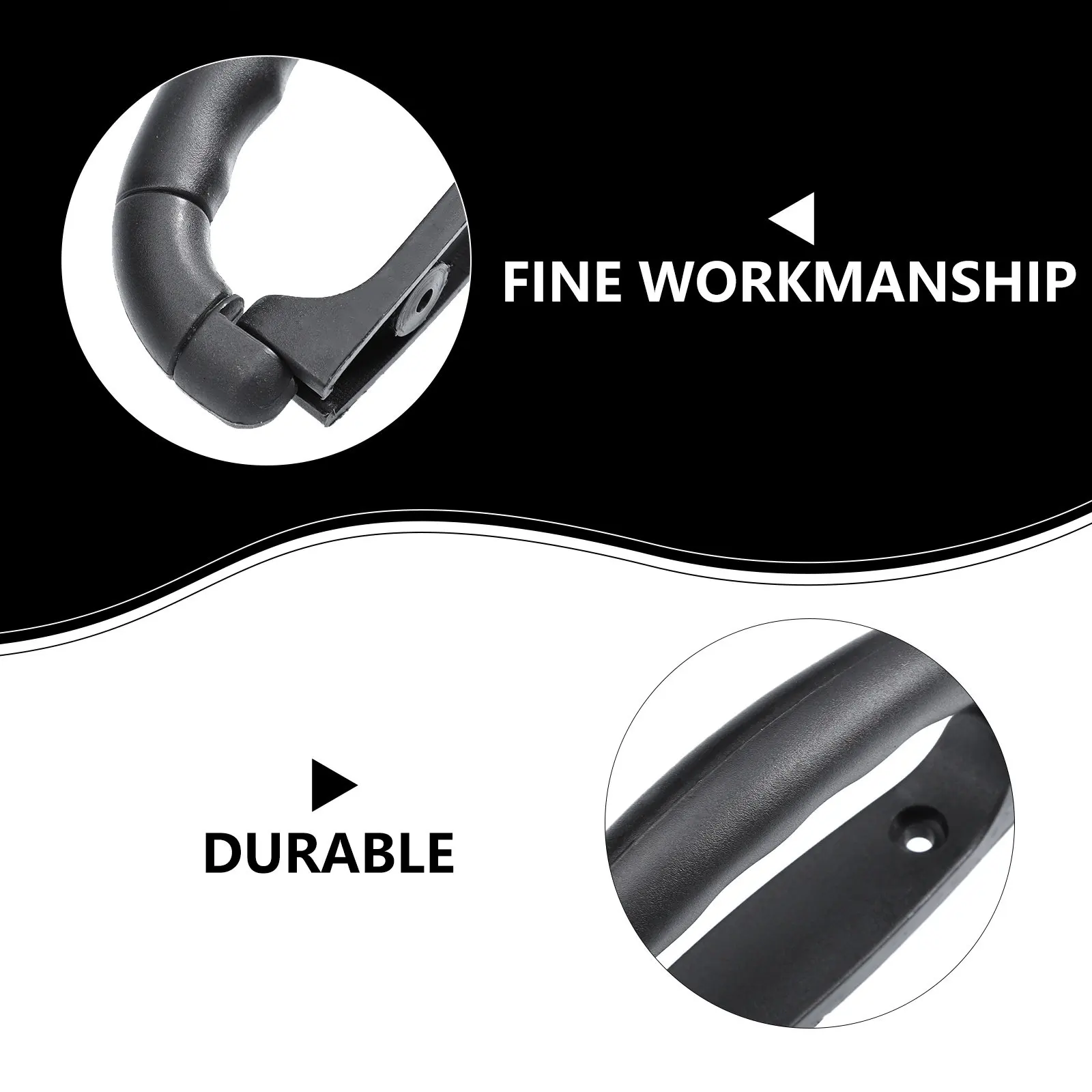 

2 шт. складных скрытых ручек для кейса, сменные, высокопрочные, стабильные, аксессуары для кейсов для хранения