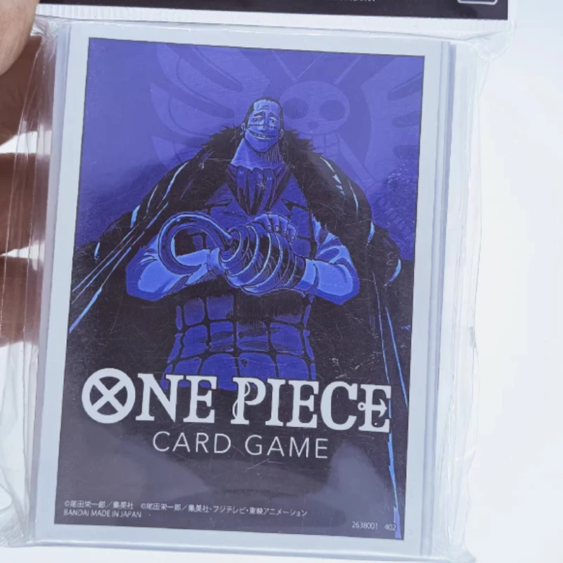 Bandai Hot 70pcs One Piece Card Sleeves 66x92mm Luffy Eustass Kid Kaido Crocodile 4 Styles Anime Protective Sleeves TCG Gift view 6