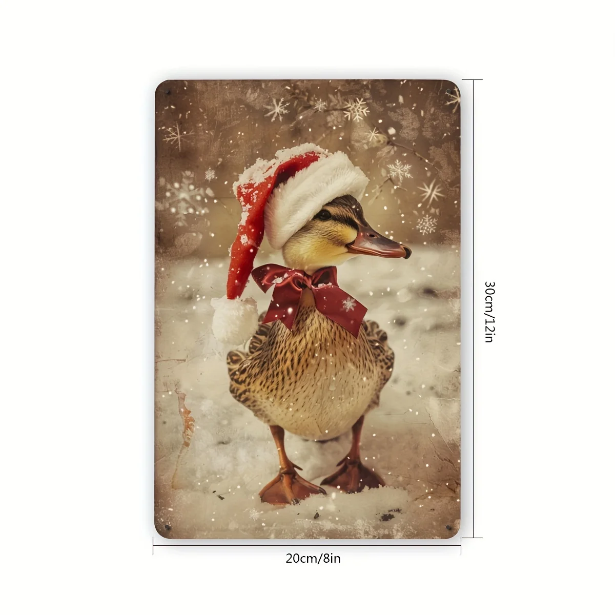 Duck Vintage Metal Tin Sign, Indoor Outdoor Decorative Hanging Tin Painting, Wall Room Residence Bedroom Restaurant Bar Cafe S