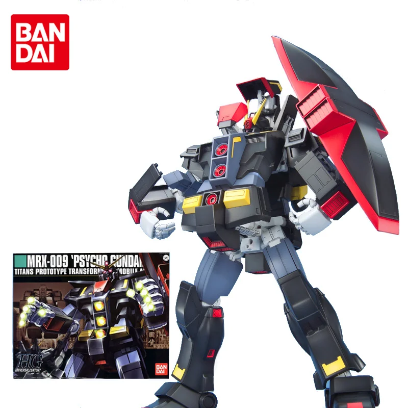 

Bandai Original Gundam HGUC 049 1/144 Psycho Gundam Joints Movable Model Action Figure Assembly Model Toys Gifts For Children