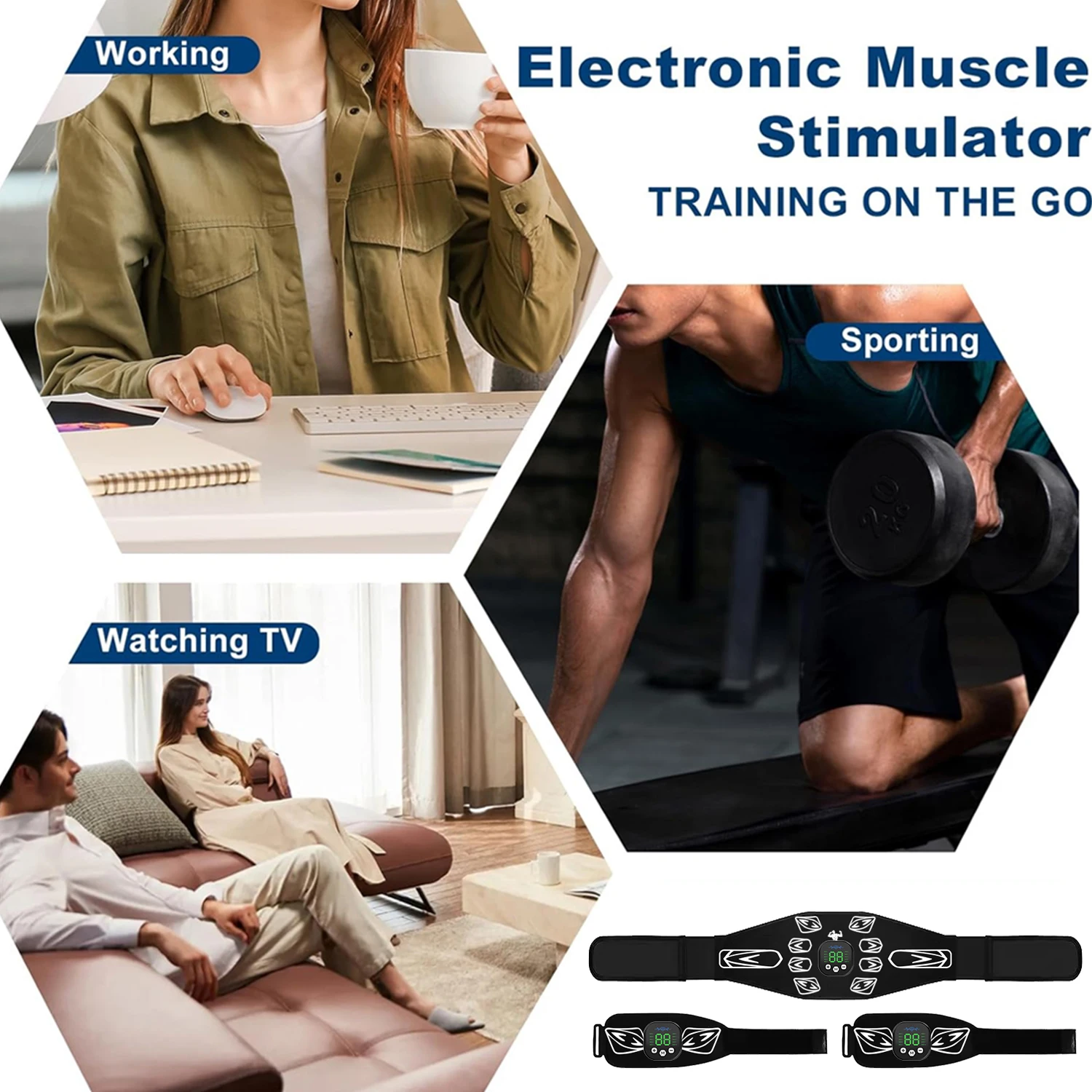 EMS Muscle Stimulator Abdomina - đánh giá và giá Home Gym Electric Machine
