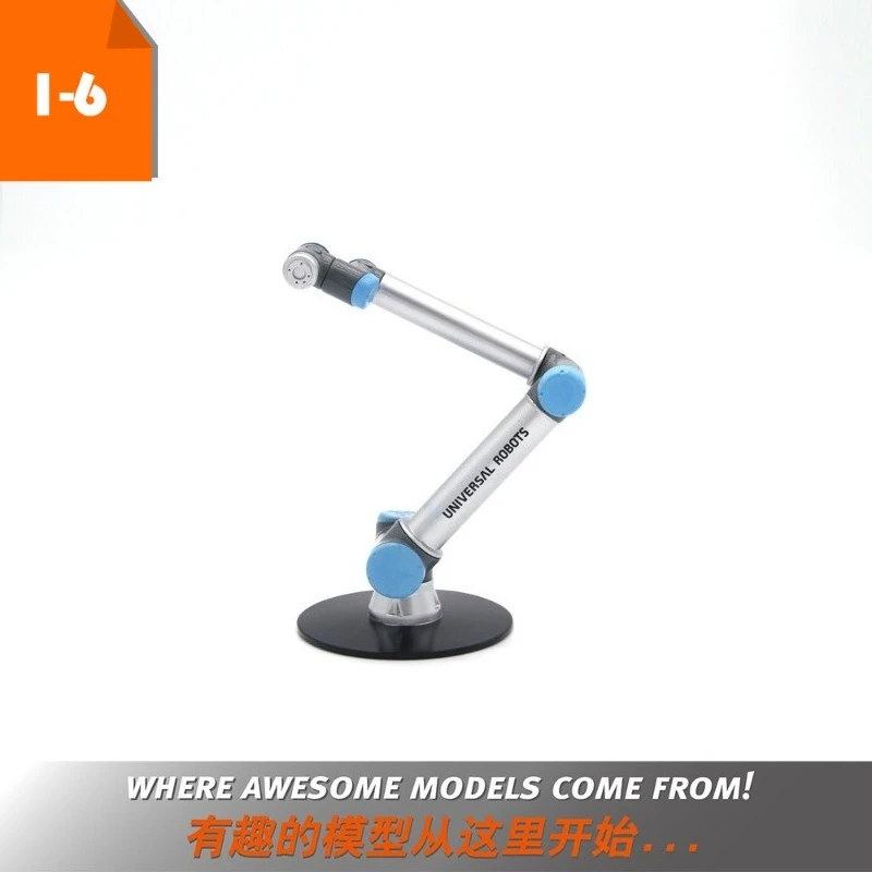 New 1:6 Scale UR Industrial Robot Arm Model 6-Axis Simulated Movable Joint Display Scene Decor Gift