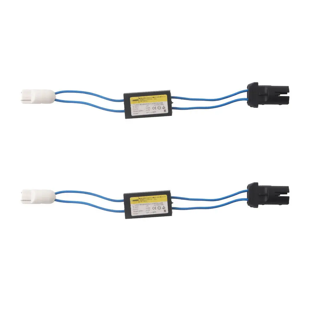 2Pcs Load Resistor Car LED Decoder T10 12V Car Lights NO Error Canbus Cable Warning Canceller Decoder