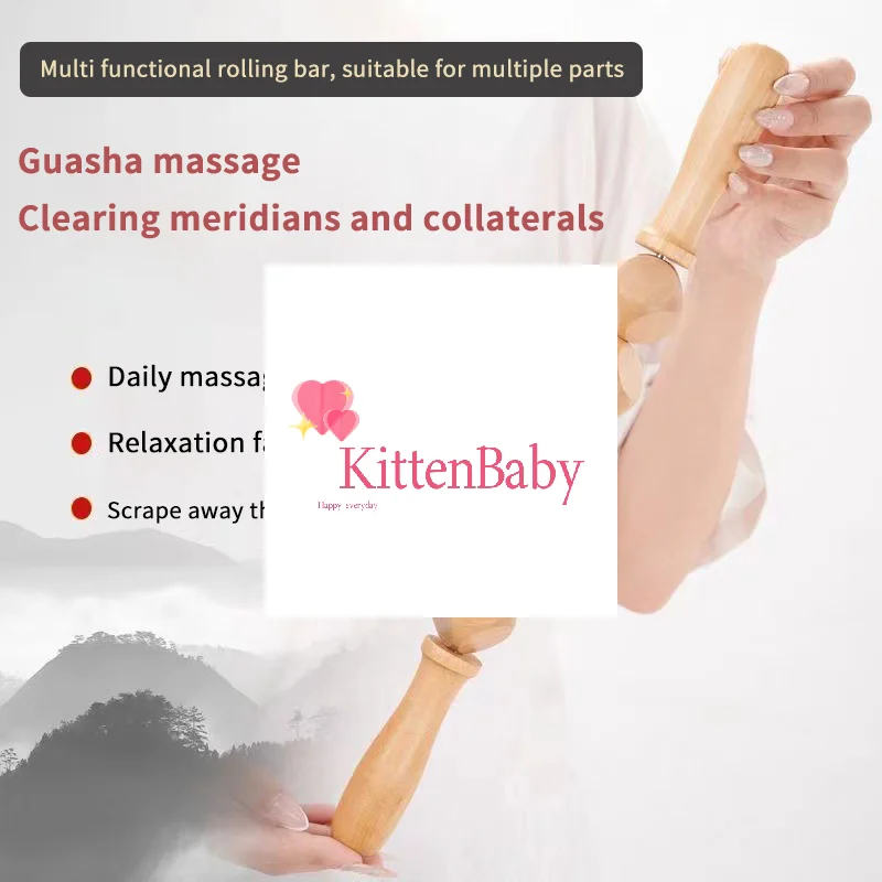 

5 бусин, игральные кости, универсальные сухожилия для массажа спины, скребок из бука, точечное лечение, гуаша, расслабляющий массажер для живота