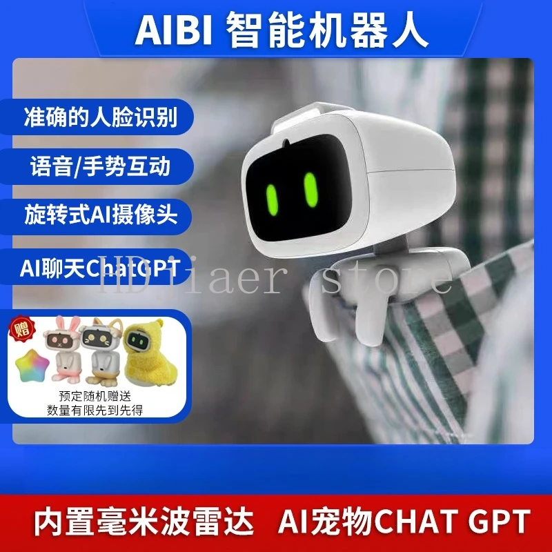 

Pocket Robot Abby Pet, emo's same team AI + GPT + camera, cute, smart and super loving