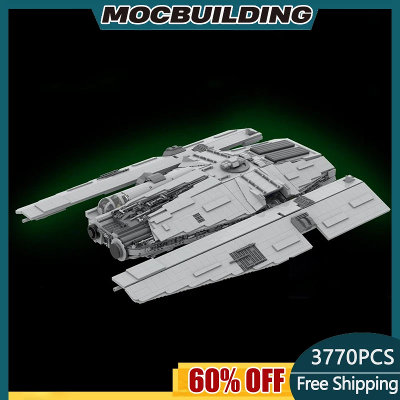 MOC Building Block Fondor Haulcraft Science Fiction Spacecraft Technology Bricks DIY Assembled Aircraft Toys Xmas Gifts 3770PCS