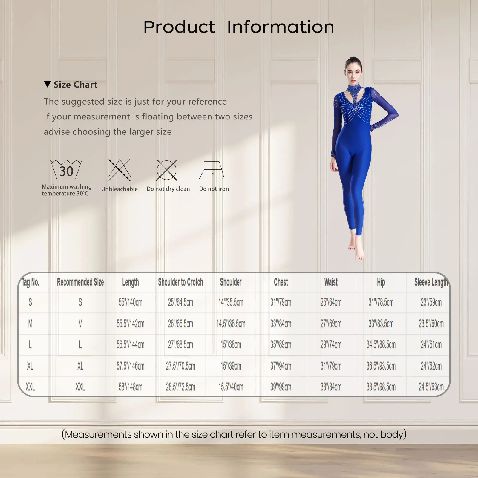 Mono elegante de baile lírico para mujer, diseño de retazos transpirable con cremallera oculta, mono de baile para espectáculo de patinaje sobre hielo