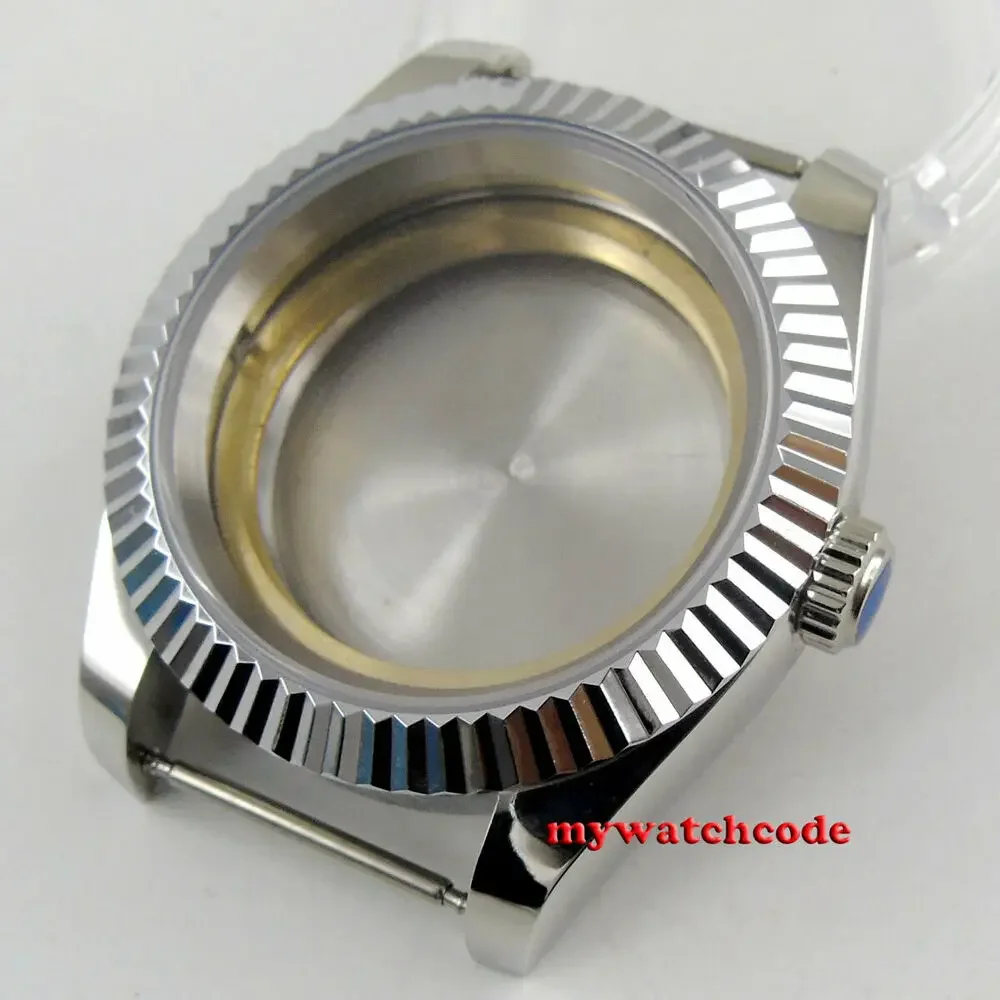 36mm 316l Stainless Sapphire Glass Watch Case Fit Eta 2824 2836 8215 Movement