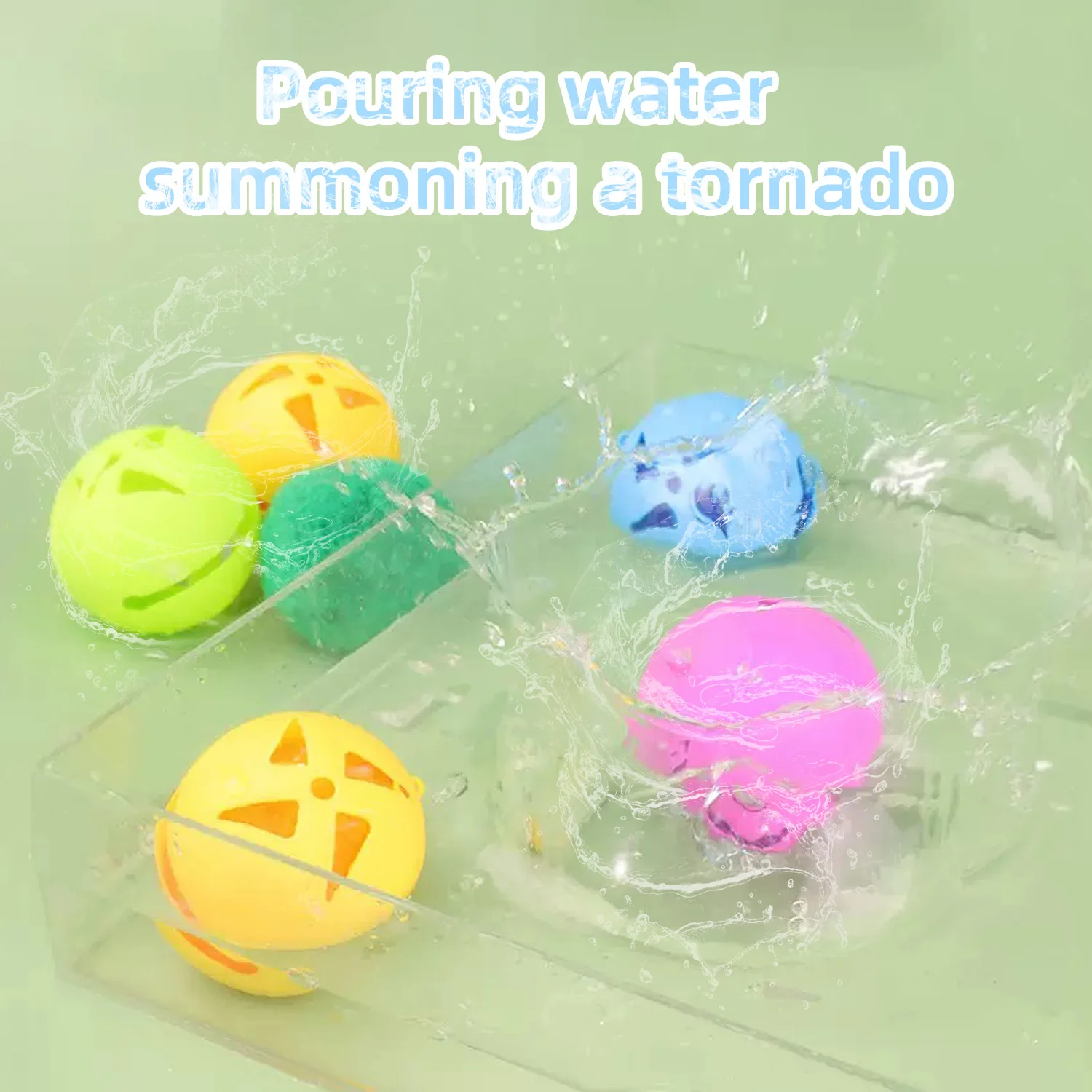 Silikonowa kula wodna w kształcie wiatraka, zabawka do zabawy w wodzie dla dzieci, miękka kula wodna wiatraka, interaktywna zabawka plażowa