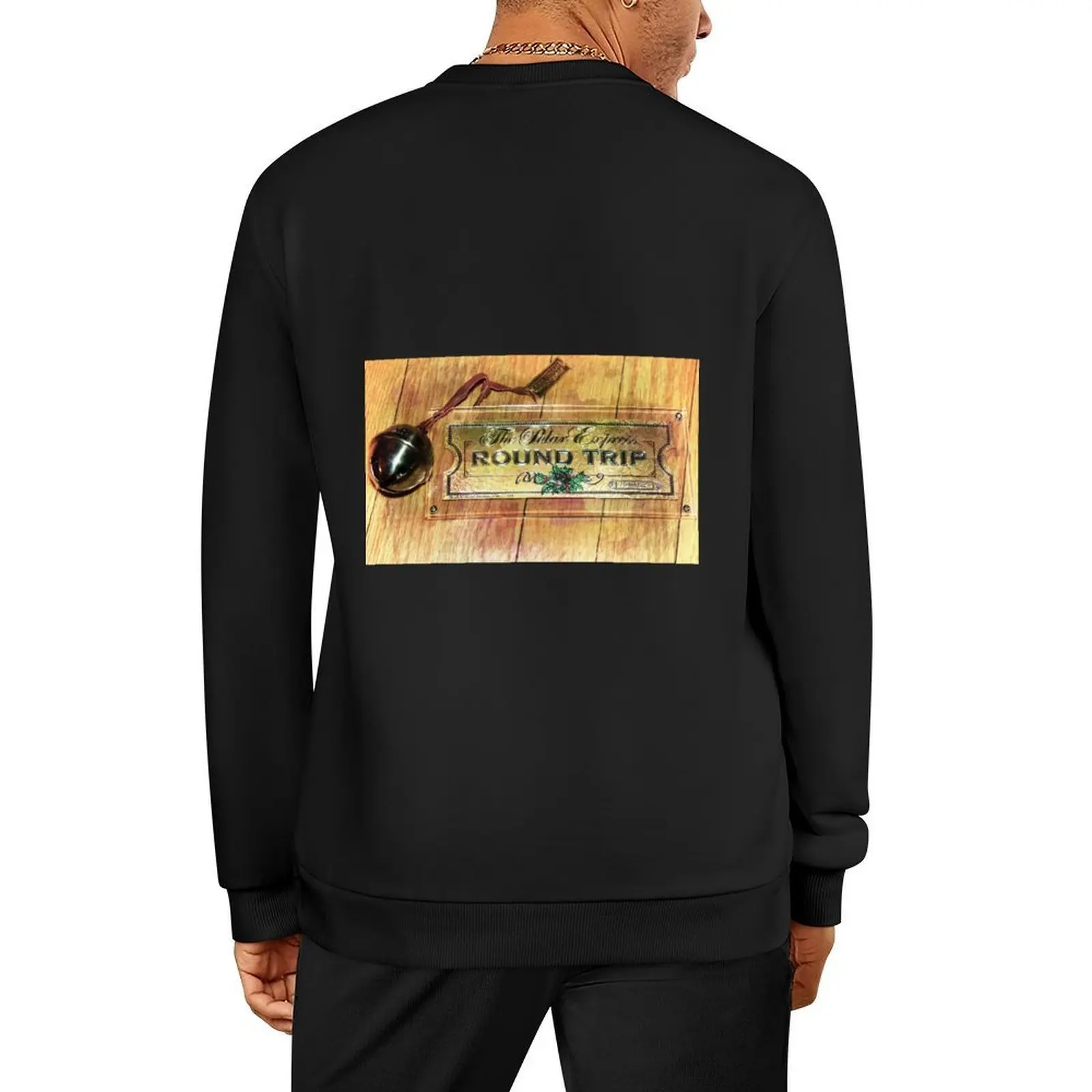 

Polar Express Bell and Ticket Pullover autumn clothes japanese style mens clothing new in sweatshirts