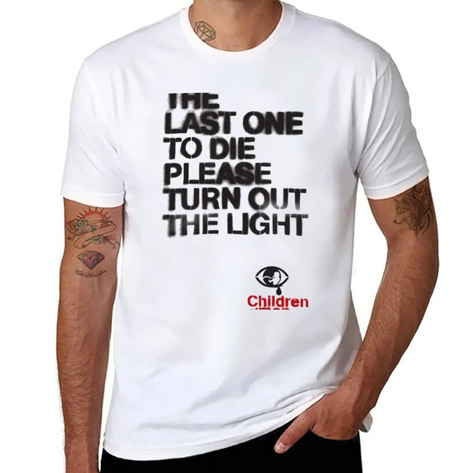 New Children of Men - The Last One To Die T-Shirt aesthetic clothes anime clothes mens t shirts casual stylish