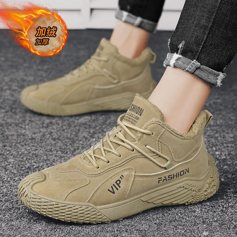 

Men's Shoes Outdoor Recreation Men Cotton Shoes Mountain Climbing Men Sneakers Male Vulcanize Shoes for Men 2025 New