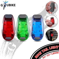 GTUBIKE Cycling Night Light Bicycle LED Safety Bike Tail Light Runner Running Walking Helmet Backpack Flashing Warning Rear Lamp