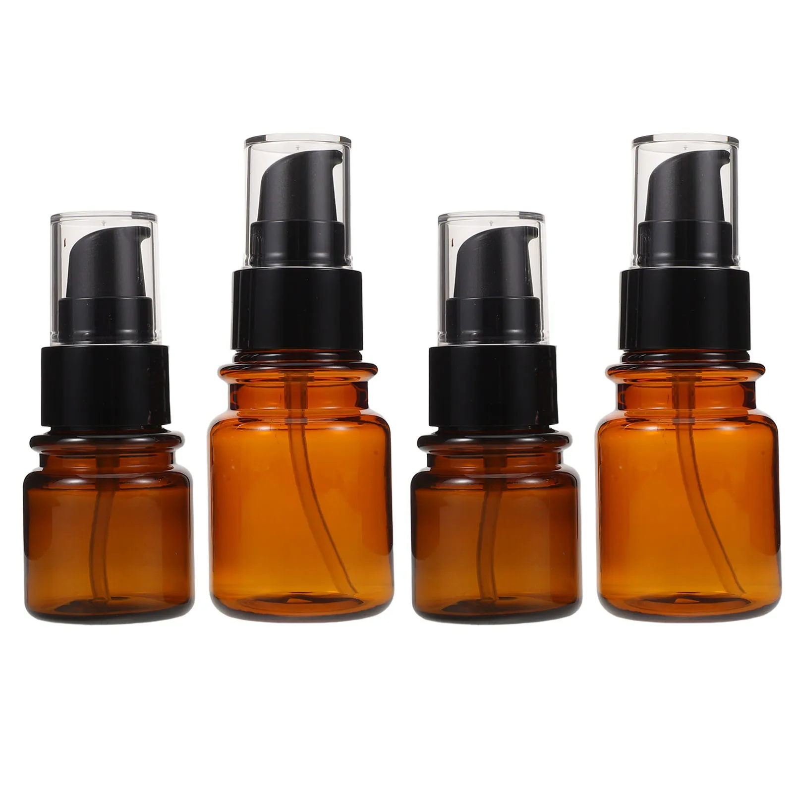 

4Pcs 40ml 60ml Travel Size Jars for Creams Lotion Pump Bottle Uv Protection Leak-Proof Refillable Skincare Containers