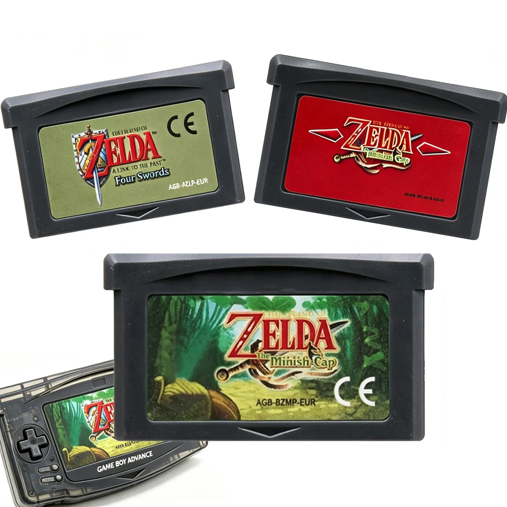 

Zelda GBA Game Cartridge 32 Bit Video Game Console Legend Of Zelda Game Card Link To The Past Awakening DX Minish Cap **