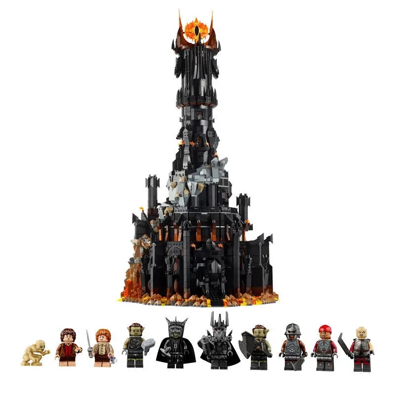 

5471Pcs 2026 New 10333 Black Tower Dark Model Building Blocks Kit Bricks Creative MOC Toy for Boys Adult Birthday Gifts