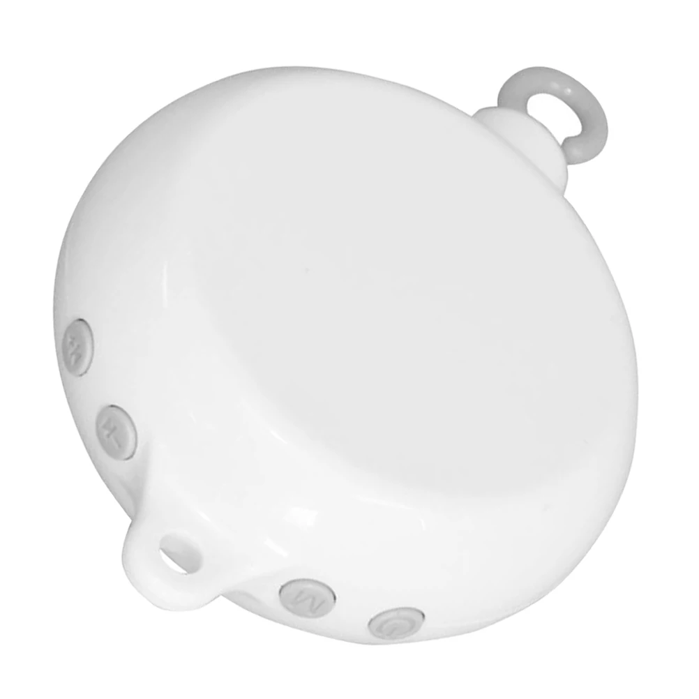 Baby Bed Musical Box with 12 Tunes Electric Crib Mobile Bell for Newborns Soothing Sleep Aid Infant Nighttime Entertainment