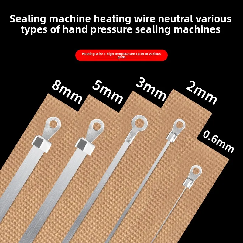 

Hand Pressure Sealing Machine Original Accessories Daquan Heating Wire Heating Strip Electric Heating Wire Cutting Tape