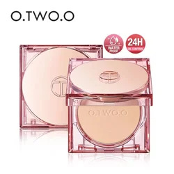 Wholesale O.TWO.O Face Powder 24 Hours Oil-control  Waterproof Matte Face Makeup Cosmetic Setting Compact Powder