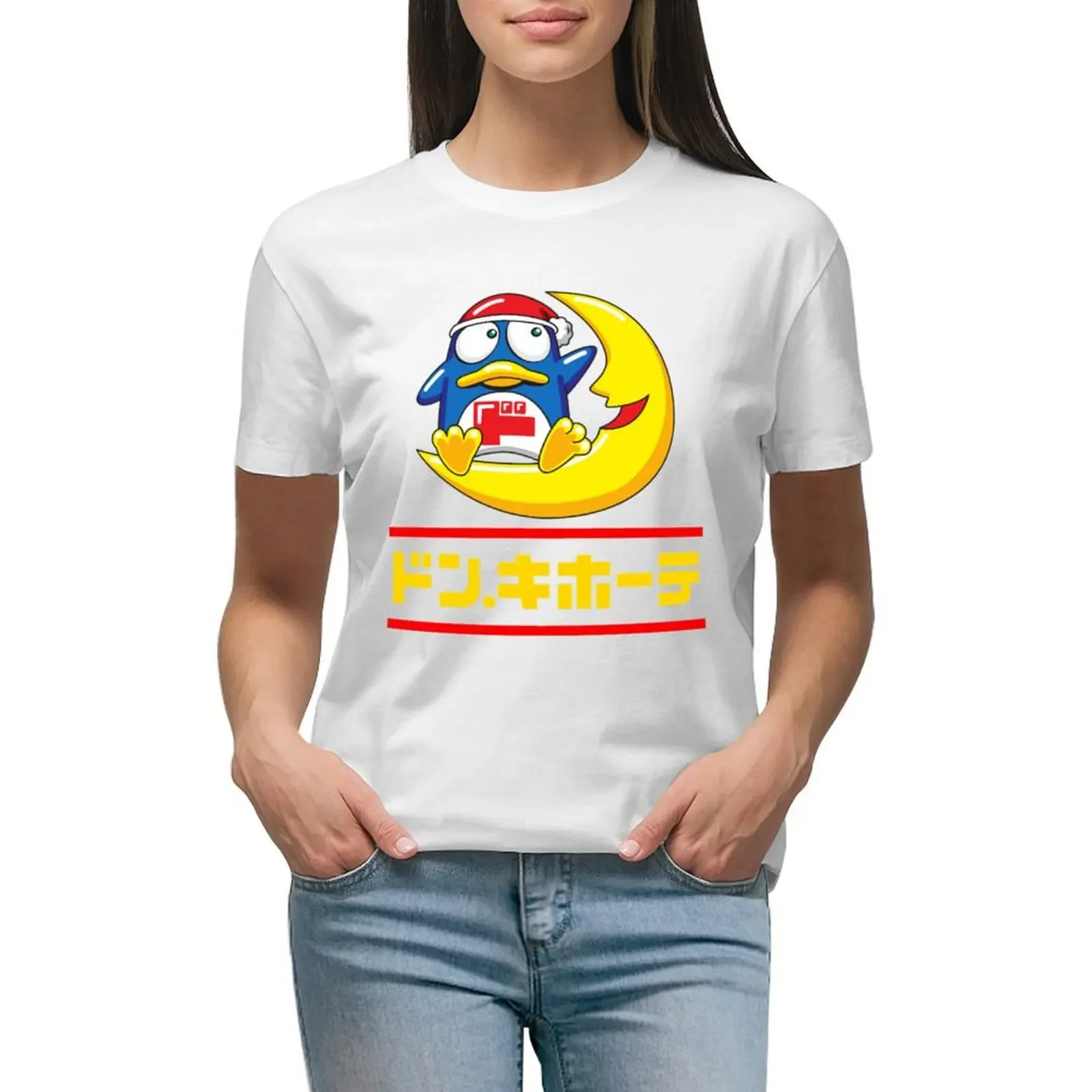 Don Quijote T-shirt tops cute clothes aesthetic clothes Women's cotton t-shirt