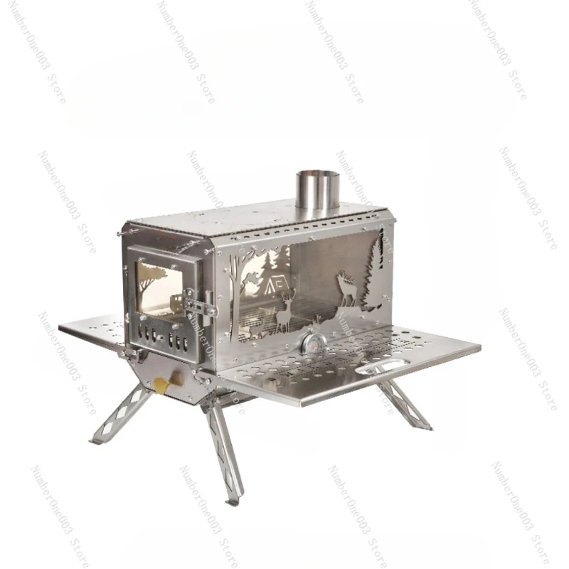 Outdoor Camping Firewood Stove, Tent, Indoor, Warehouse Heating, Picnic Oven