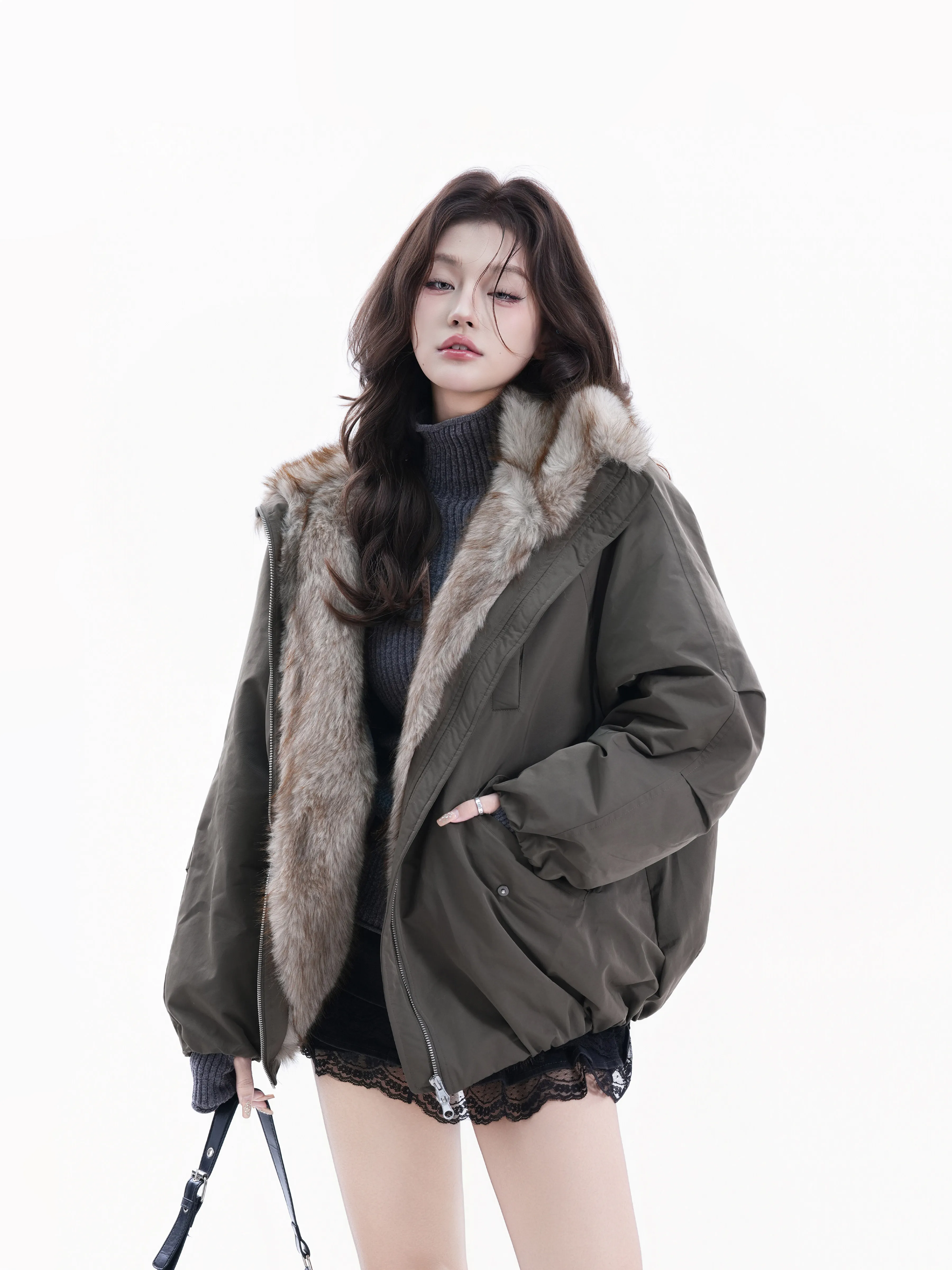 Jaqueta Feminina de Inverno co - Street Fashion Korean avaliação e preço